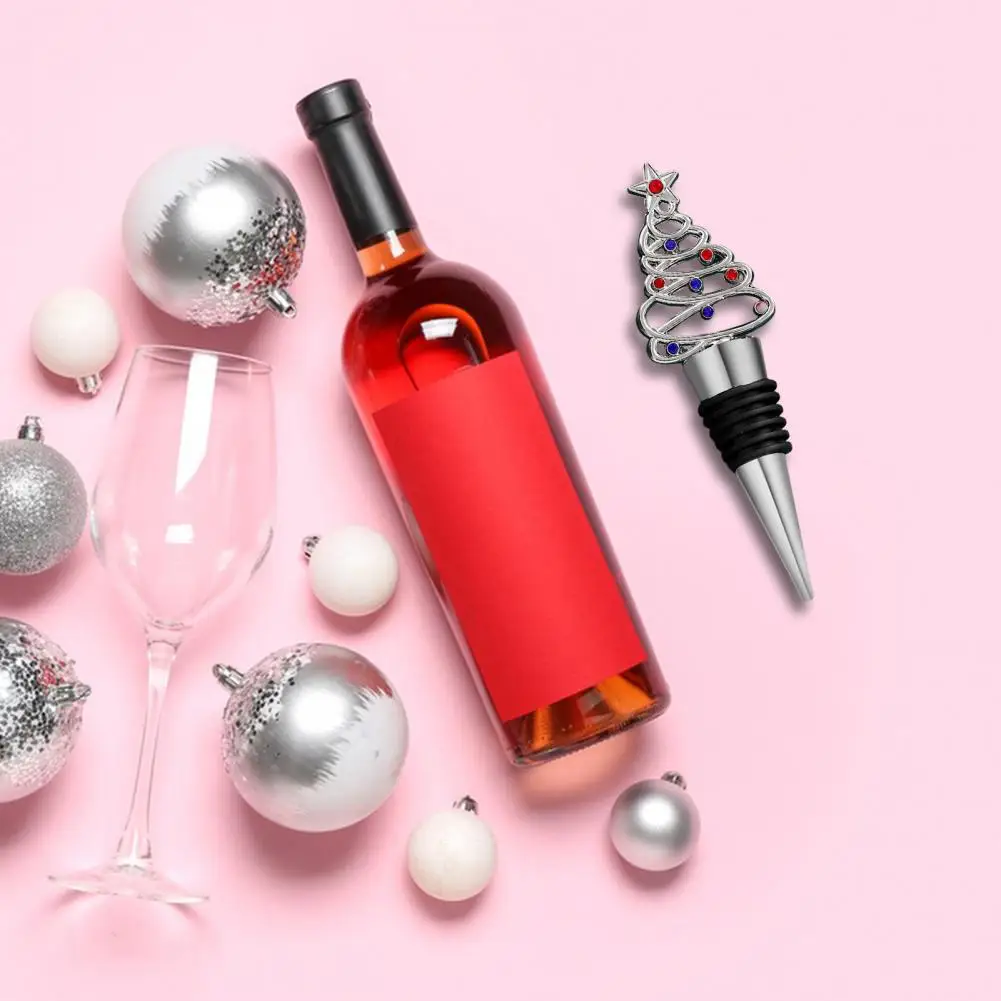 Многоразовые пробки для вина праздничная рождественская елка набор пробок