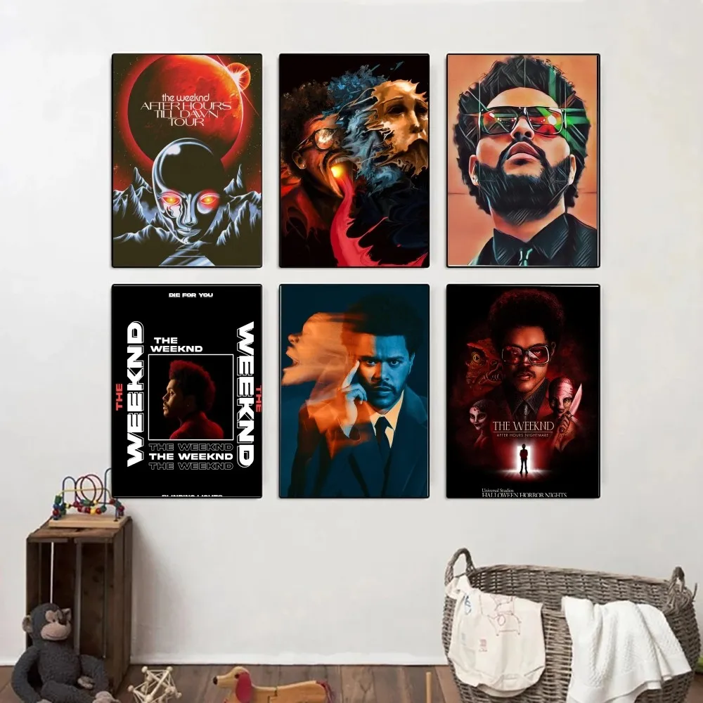 Babaite The Weeknd ретро постер из крафт-бумаги винтажный настенная живопись