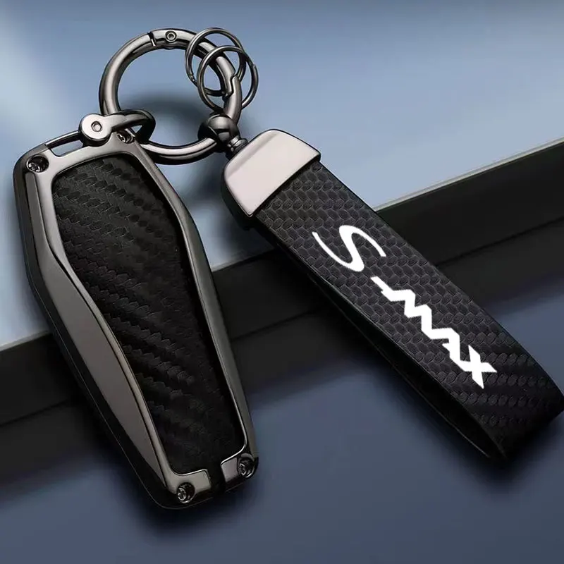 

Car Metal Keychain Leather Key Ring For ford Edge Explorer Ecosport Escape Focus Flex Figo Fusion Fiesta MK4 MK6 F-150 ST-line