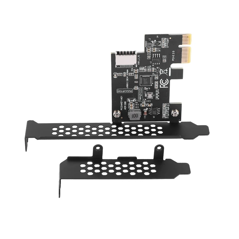 

HOT-PCI Express 2.0 X1 USB 3.2 Gen1 TYPE-E Add On Card Pcie Front Type-C Adapter Riser USB3.1 Gen1 A-KEY 5Gb Expansion Card