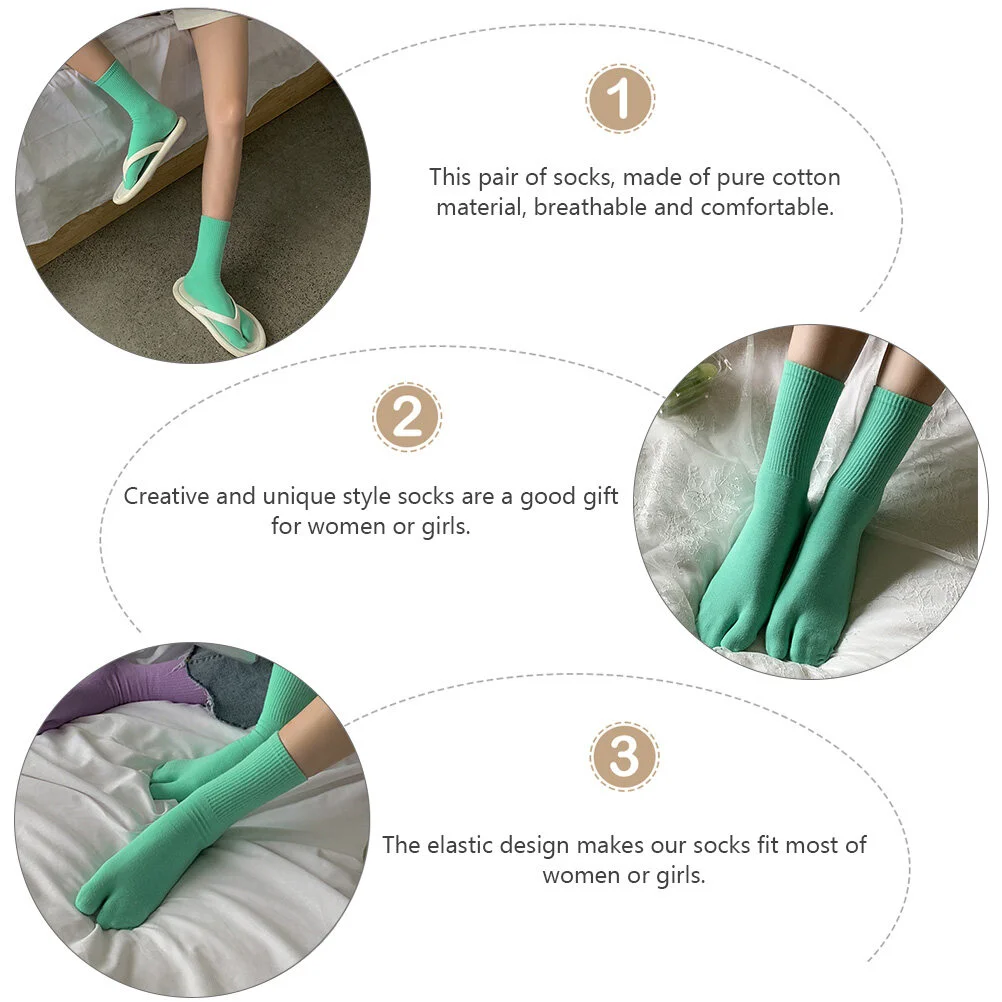 Sandal Socks Elastic Stockings Comfortable Simple Girl Women Japanese Cotton Breathable Miss