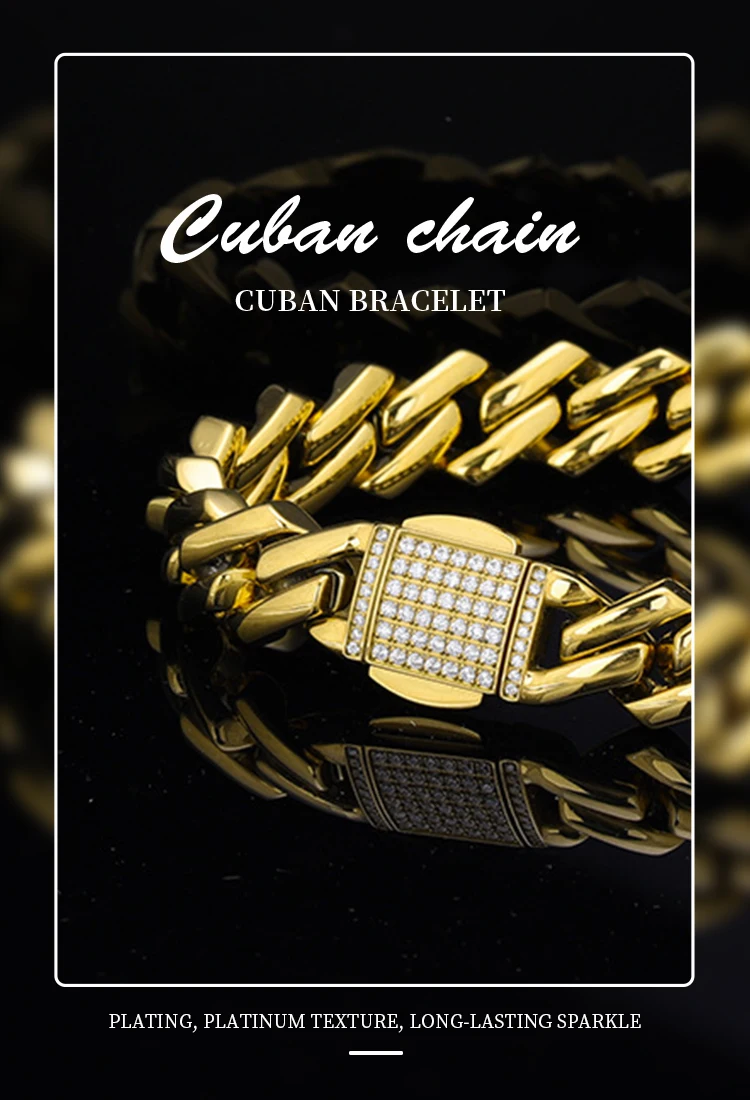

304 316L StainlessSteel Hip Hop Cuban Chain