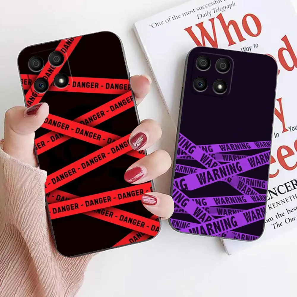 Предупреждающий чехол для телефона HUAWEI Honor 9X 9 8 8X Max 90 80 70 60 50 30 20 Lite