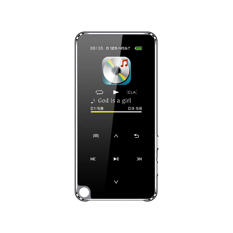 Mp3-плеер M25 4 Гб с Bluetooth 4,0, 3,5-дюймовый сенсорный экран, музыкальный плеер с Hifi без потерь звука