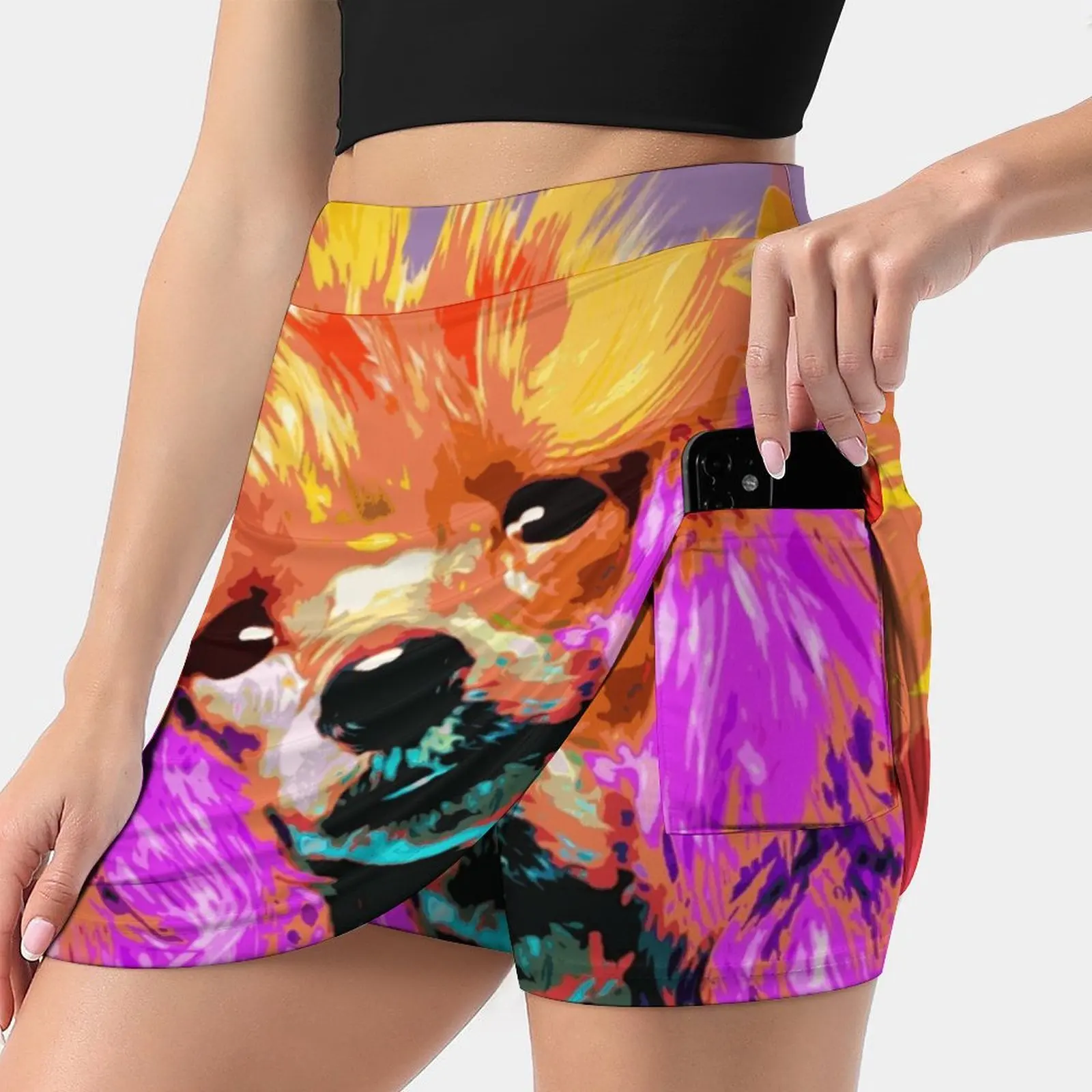 

Забавная Женская юбка в виде игрушечного пуделя Y2K, летняя одежда 2022, юбка-брюки в стиле K-Pop с карманами, Женский пудель