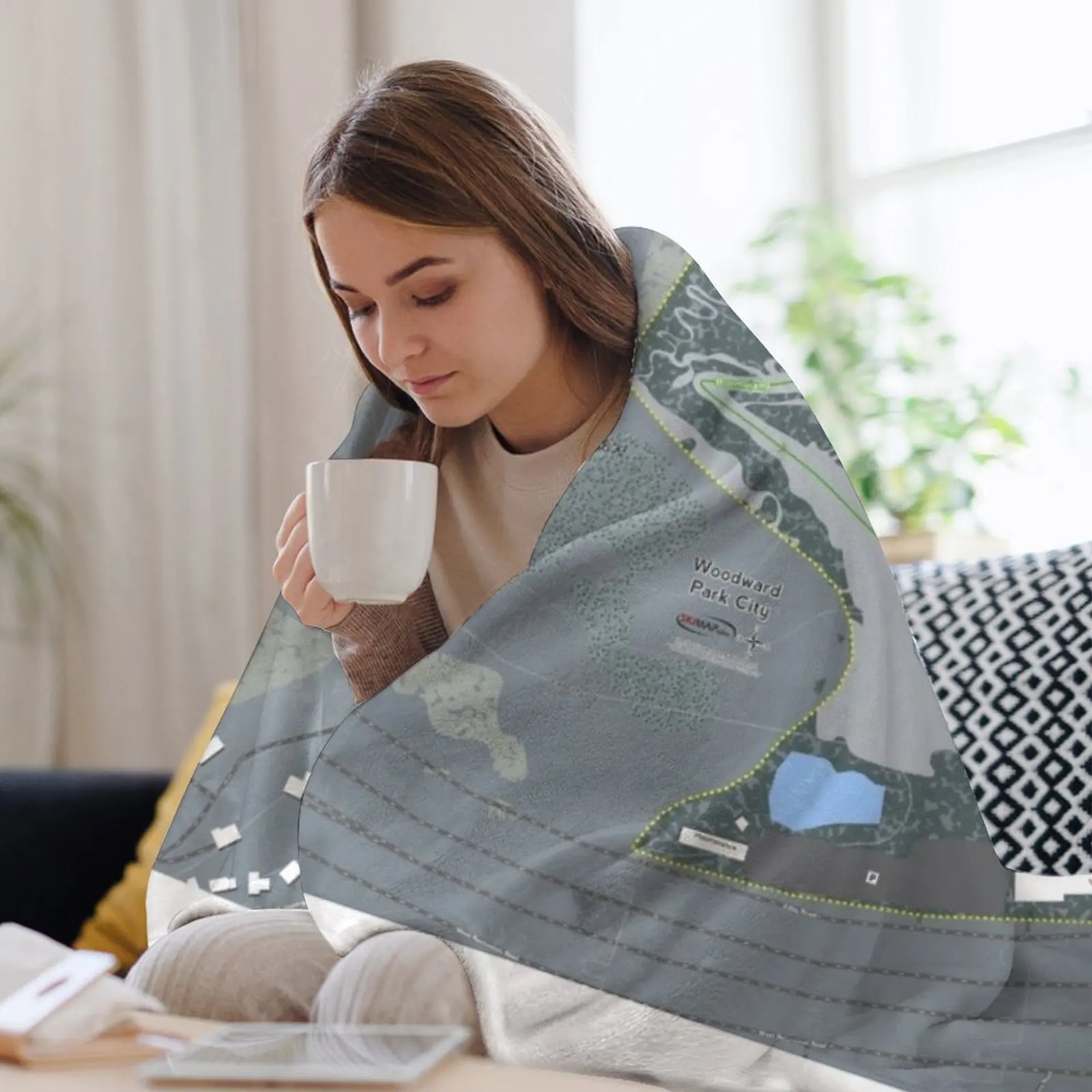 Одеяло для дивана Woodward Park City Resort многоцелевое одеяло дивана-кровати