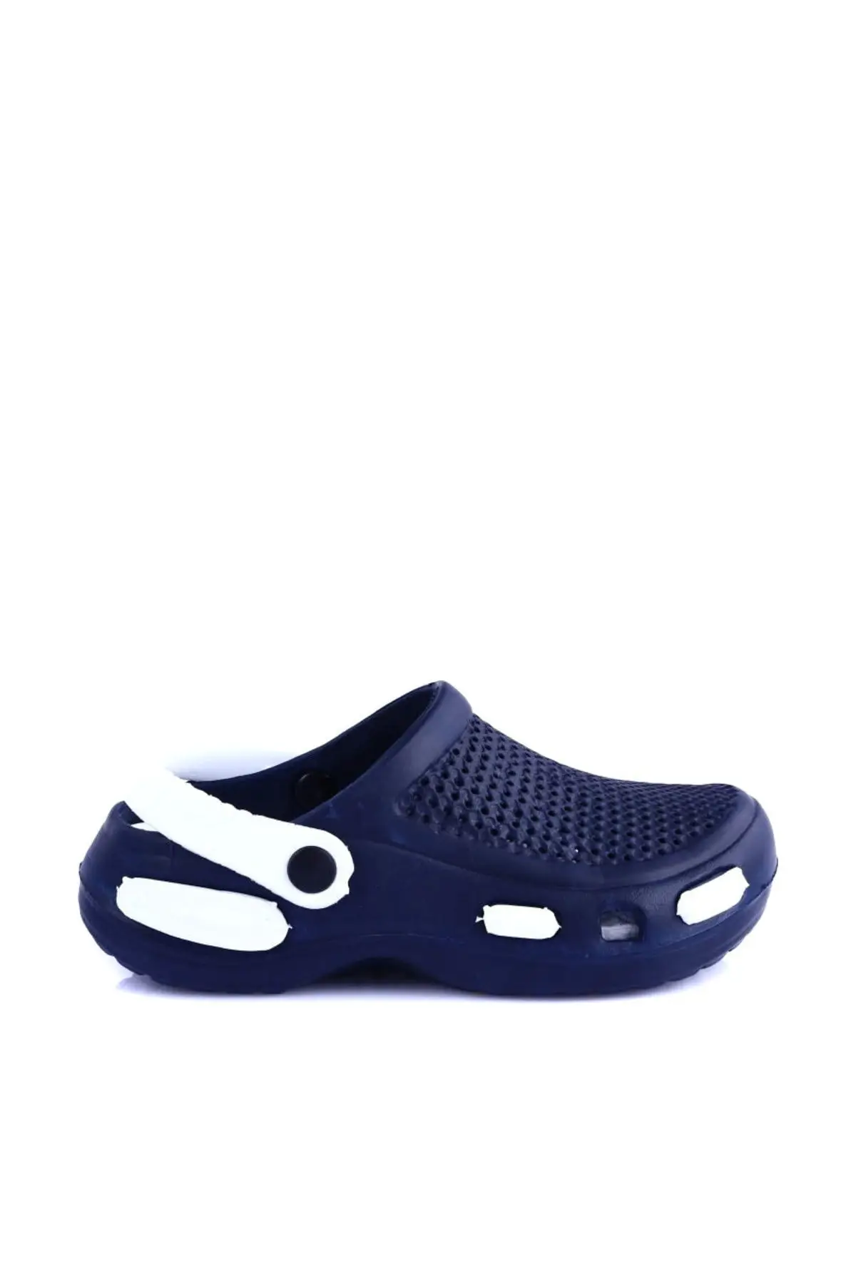 

Navy blue white women's slippers E087.Z.000-1580
