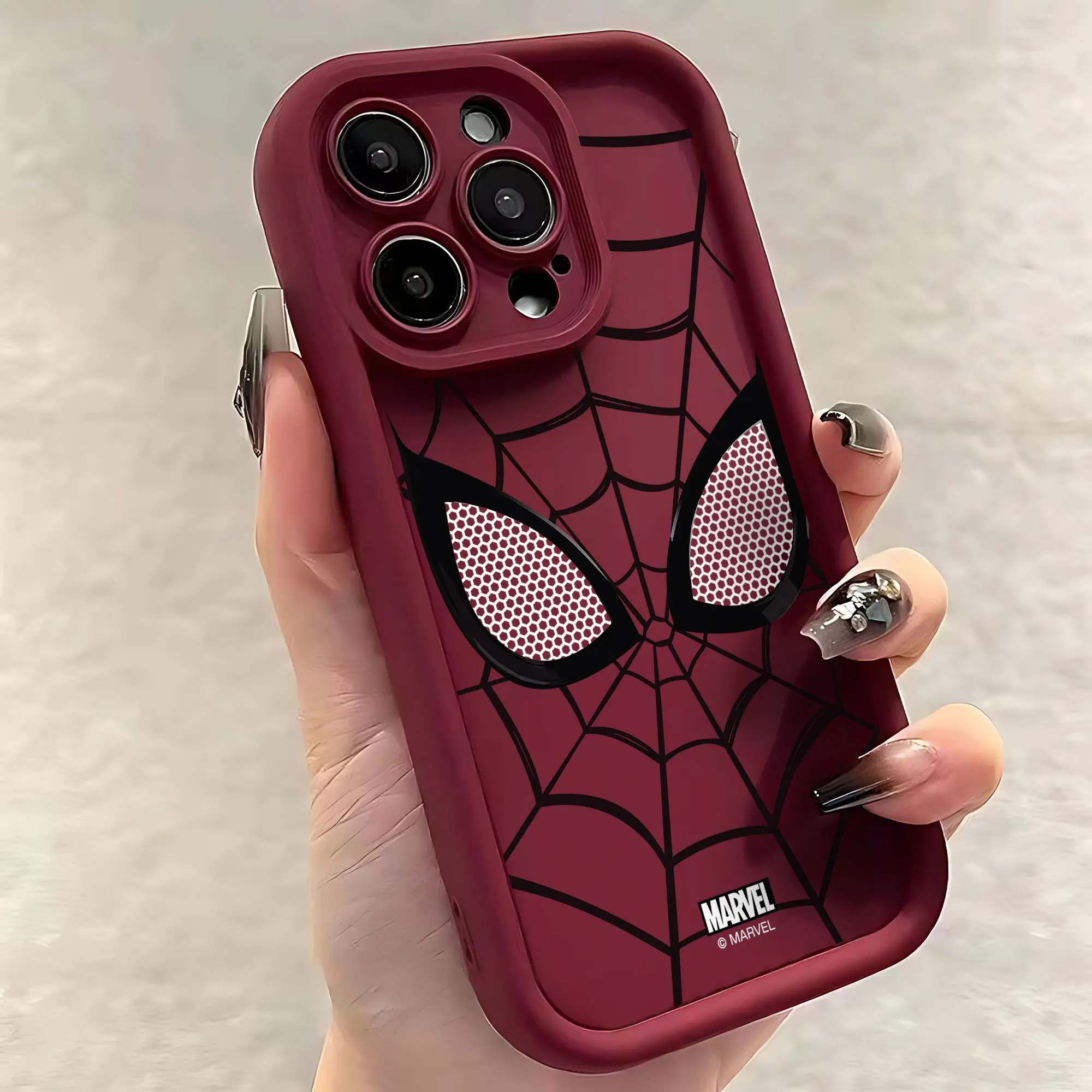 Горячее предложение Marvel Человек-паук черный белый крутой телефон для OPPO A5 A7 A16 A17