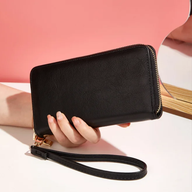 

2023 Women Long Clutch Wallet Large Capacity Wallets Lady Coin Purses Phone Card Holder