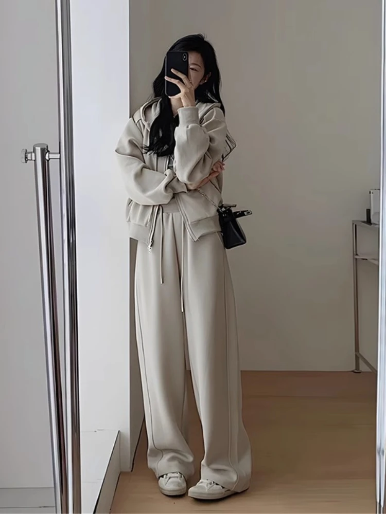 Женский спортивный костюм из двух предметов толстовка с длинным рукавом и