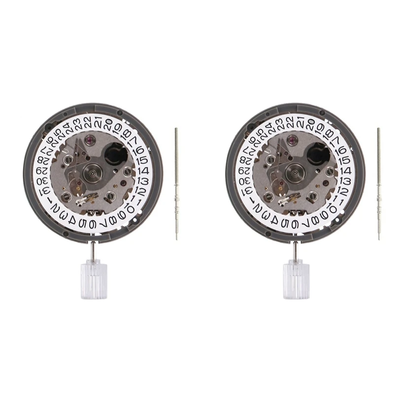 

2Pcs NH35/NH35A Mechanical Movement With Date Window Luxury Automatic Watch Movt Replace Kit High Accuracy
