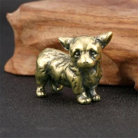 dog statue fashion solid color exquisite vividly engraved cheerful dog sculpture for office dog ornament dog decoration