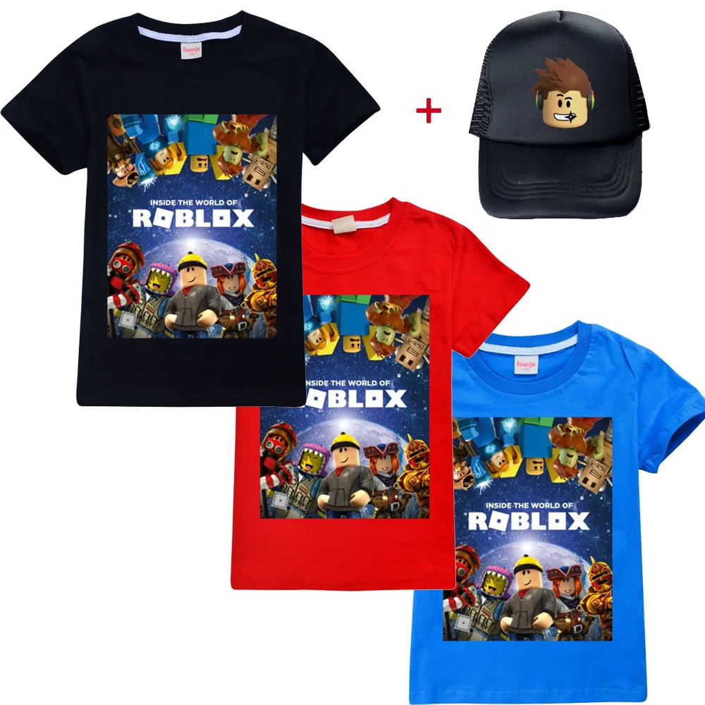 

Robloxing Baby Clothes Boy Girl Short Sleeve Cotton T-Shirt Summer Children Clothing Anime Game Infant Tops Cute Cartoon TShirt