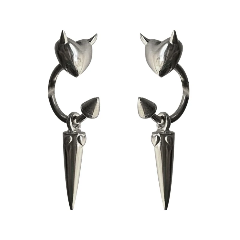 Модные ювелирные изделия-клипсы для ушей дьявола. Изысканные украшения Удобные