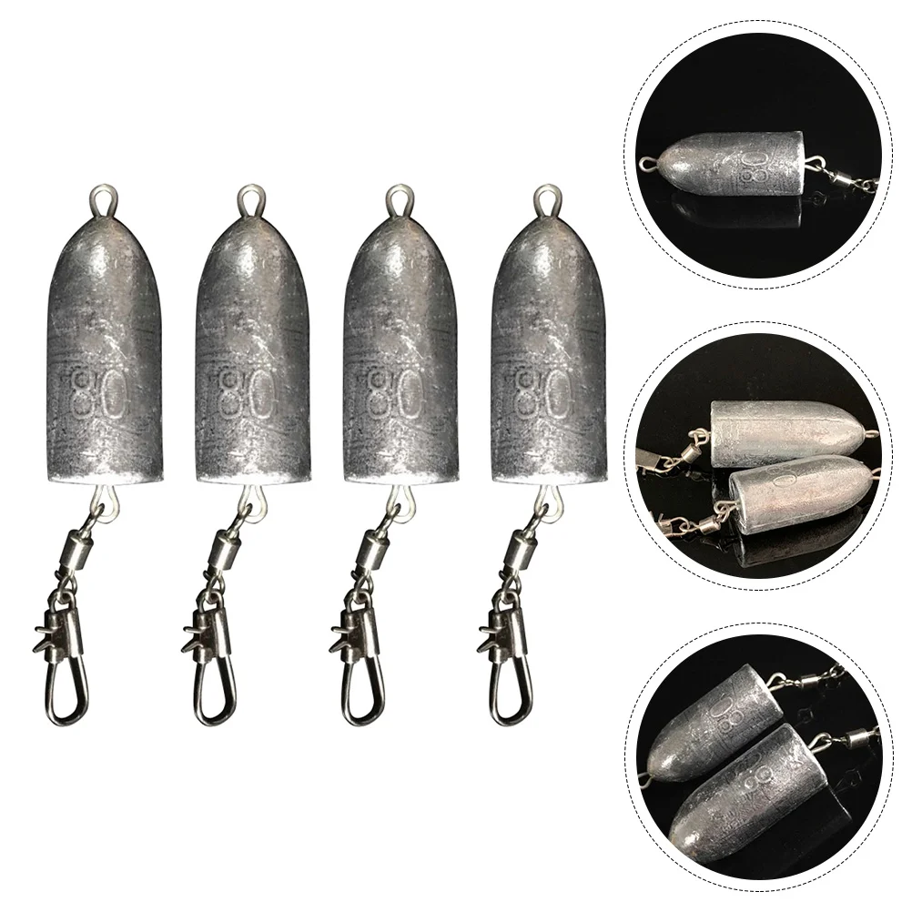 

4pcs Professional Fishing Weights Portable Fishing Sinkers for Outdoor