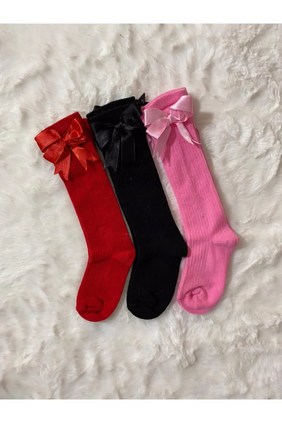 

3-piece bamboo knee-resistant cotton-elastic cotton-elastic cotton-lined medium socks inner
