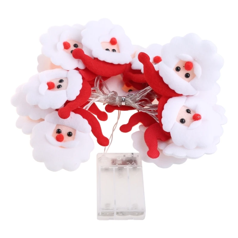 

Christmas LED String Light 1.65m/10Lamp 3-m/20Lamp Snowman Santa Claus Deer