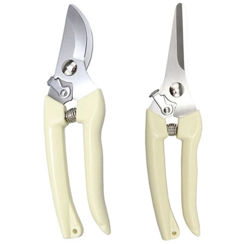 

2Pcs Bonsai Cutting Scissors Pruners Garden Flower Cutter Tools Plant Trimmer - 18Cm X 5Cm & 17.5Cm X 5Cm