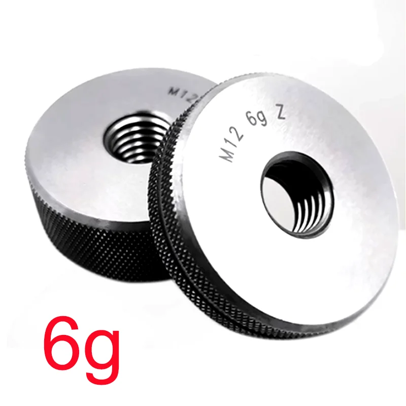 Резьбовой кольцевой калибр GO/NO GO Метрический 6г M0.8 - M100 2 шт.