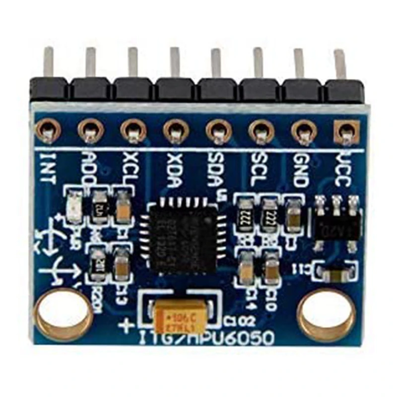 

Hot 3C-GY-521 MPU-6050 3 Axis Accelerometer Sensor Module 16 Bit AD Converter Data Output IIC I2C For Arduino