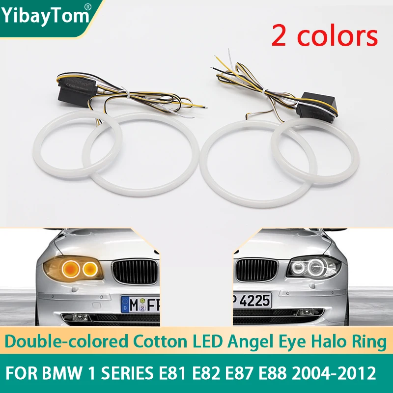 

Excellent SMD Cotton Light Switchback LED Angel Eye Halo Ring DRL Kit For BMW 1 Series E81 E82 E87 E88 2004-2012 XENON HEADLIGHT