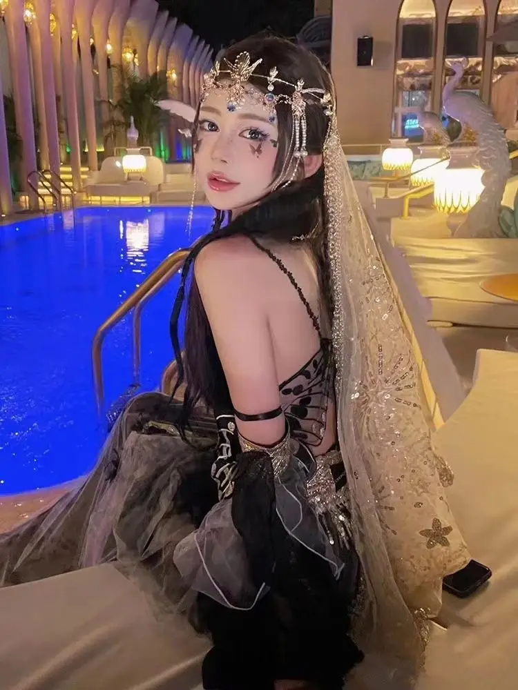 Новинка экзотические китайские элементы элегантный костюм сказочного танца в