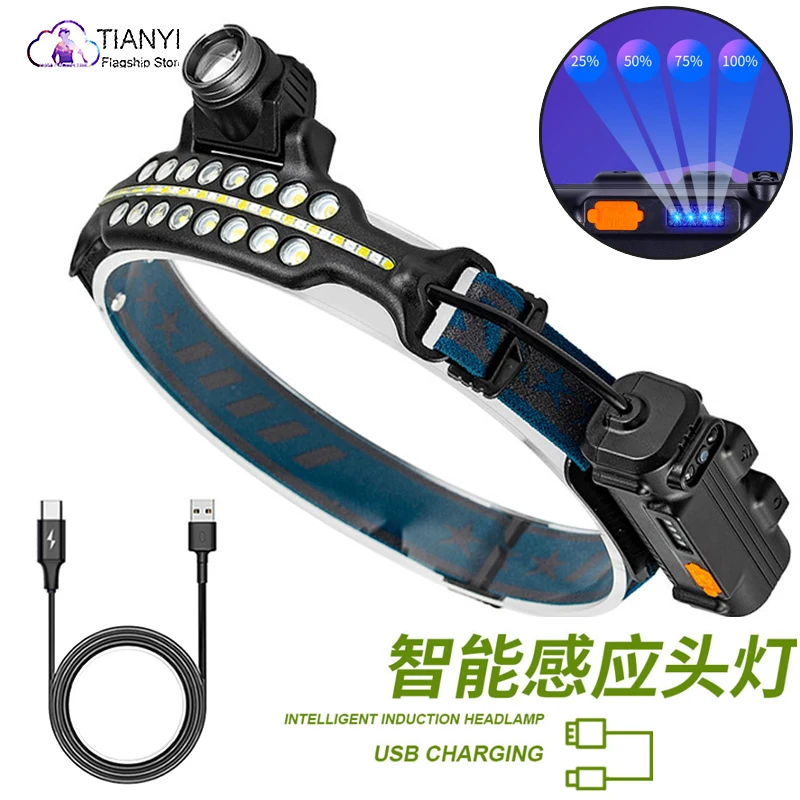 

Многофункциональный фонарь с датчиком размахивания, кресветильник светильник для походов и рыбалки на открытом воздухе, с перезаряжаемой ...