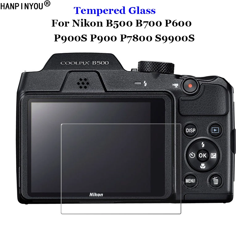 Для камеры Nikon B500 B700 B600 P600 P900s P900 P7800 S9900s закаленное стекло 9H 2.5D Защитная пленка для