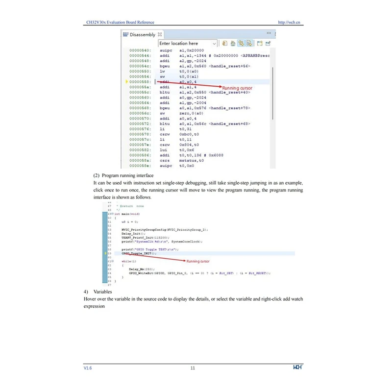 CH32V307V-EVT-R0 CH32V307 Макетная плата 32-битный процессор RISC-V Core MCU USB2.0 PHY Ethernet Оценочное