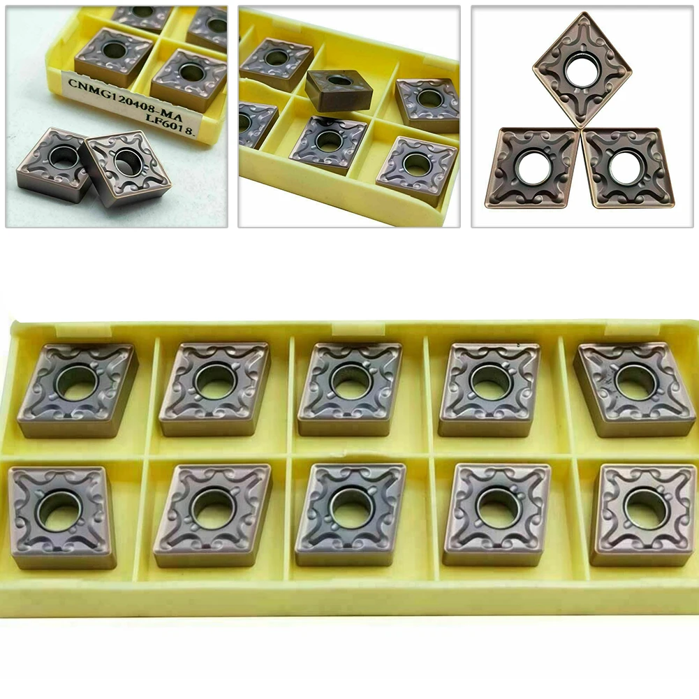 10 шт. CNMG120408 -MA LF6018 CNMG432 CNC керамический твердосплавный Токарные Вставки для резки