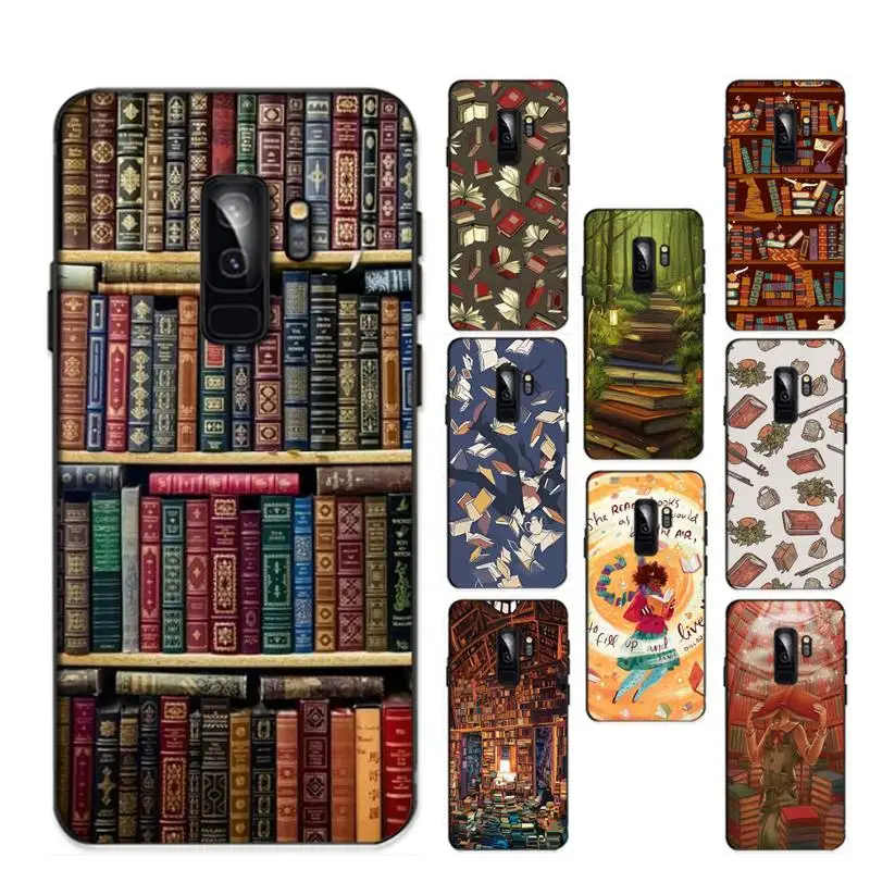 

FHNBLJ Read Books illustration Phone Case for Samsung S20 lite S21 S10 S9 plus for Redmi Note8 9pro for Huawei Y6 cover