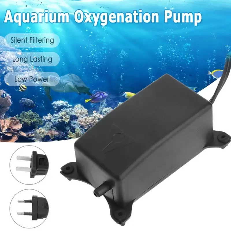 

1Pcs 2W Ultra Silent Aquarium Air Pump Fish Tank Aerator Pond Pump Air Stone Aquarium Fish Tank Oxygen Pump Hose Airstone 220V