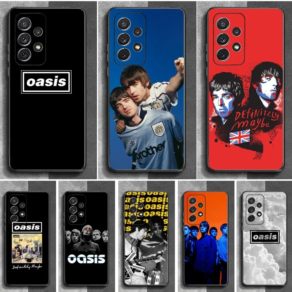 Чехол для телефона Band O-Oasis-s Samsung S24 23 22 30 21 10 9 Ultra Plus Lite FE мягкий силиконовый черный