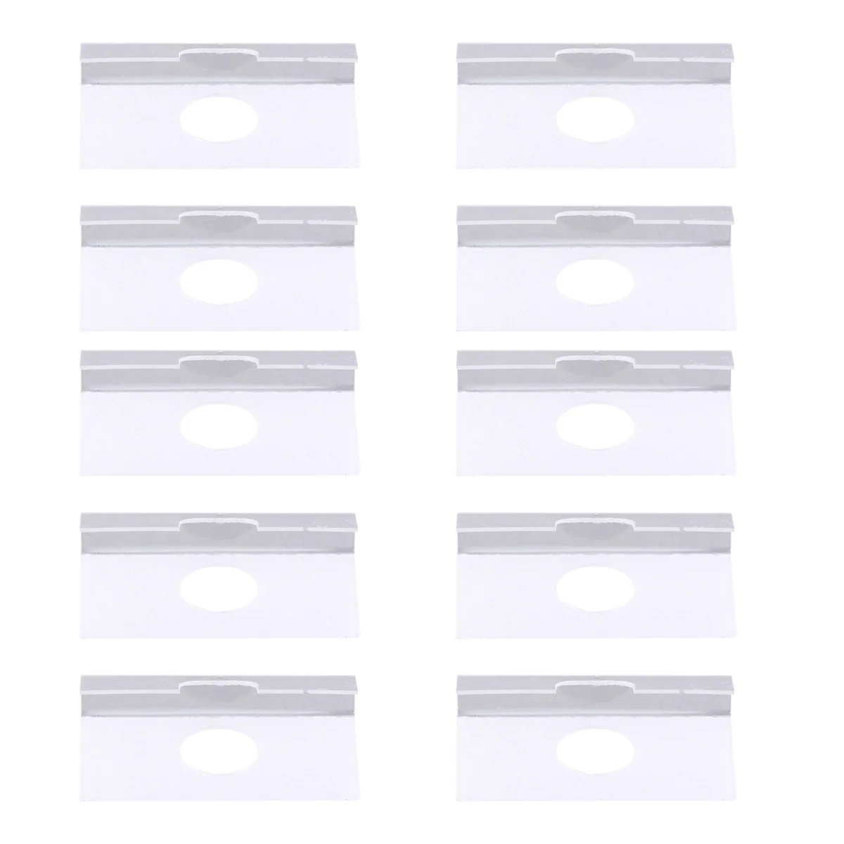 

200PCS Self-adhesive Jewelry Hook Plastic Jewelry Back Hook PVC Sticker Ear Hooks Holders Earring Necklace Jewelry Accessory