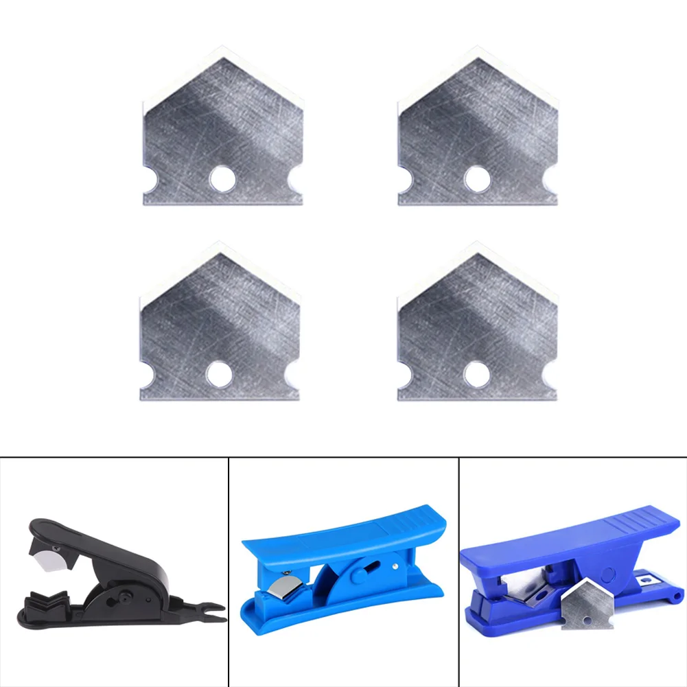 

4Pcs For Cutting PVC PE PU PA Tubes Tube Cutter Replacement Blade Replacement Blade Nylon Plastic Hose Cutter Blade