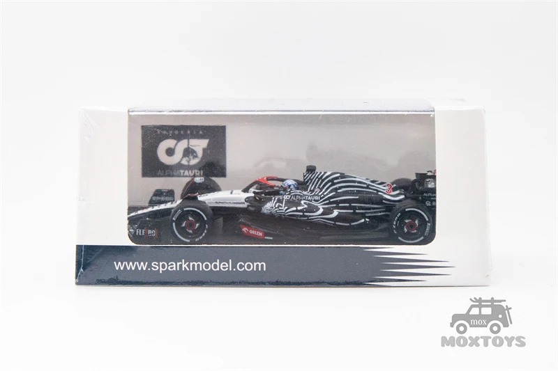 Spark 1:64 AlphaTauri AT04 No.3 Scuderia Las Vegas GP2023 Литая под давлением модель автомобиля Daniel Ricciardo