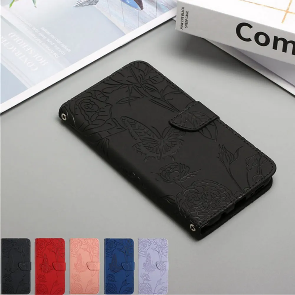 

Realme 7 Pro Luxury 3D Butterfly Emboss Leather Wallet Case for OPPO Realme 5 Pro Flip Case Realme 5S 5i i 5 6Pro Card Sot Cover