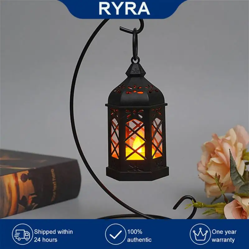 

Retro Small Horse Lamp Portable Desktop Lamp Creative Gift Candle Lamp Led Wind Lamp Hexagonal Wind Lamp Atmosphere Decoration