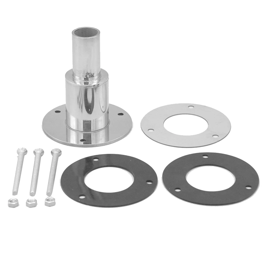 

Stainless Steel Thru Hull Exhaust Fitting Tube Pipe Socket Hardware Part Air Heater for Car Boat Truck Straight 24Mm