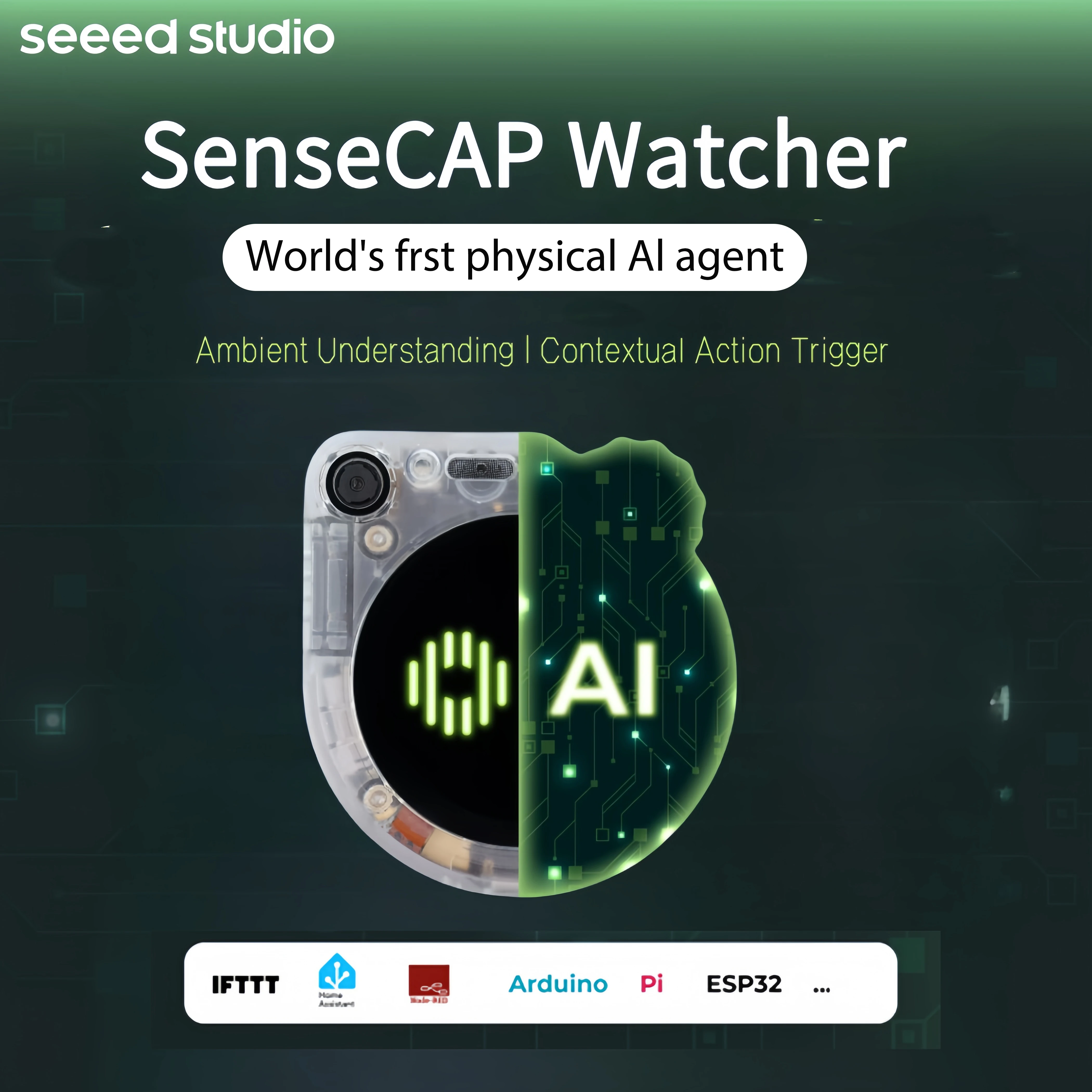 

SenseCAP Watcher W1-A для умных помещений