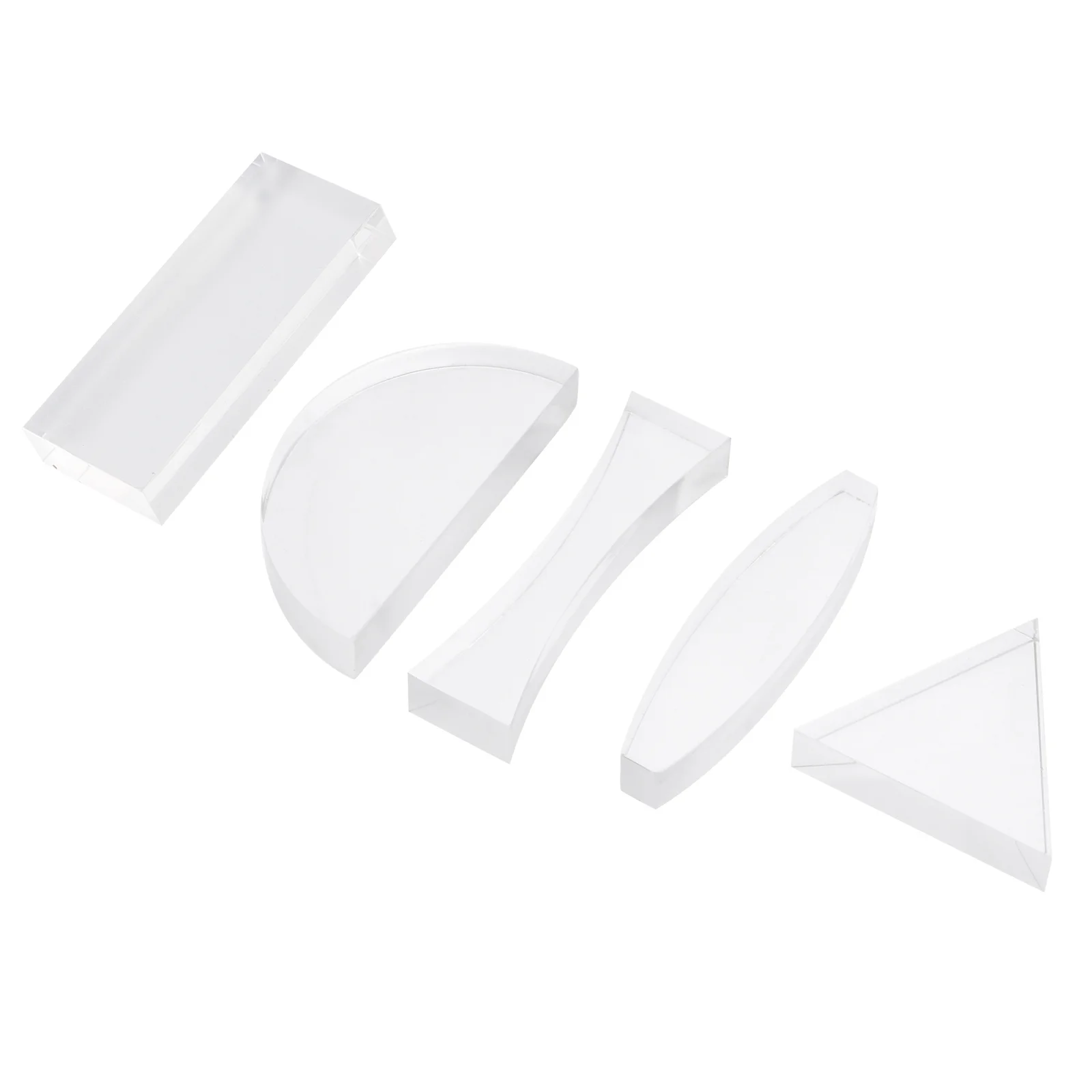 

Lens Optical Convex Double Set Concave Physics Lenses Teaching Acrylic Crystal Diameter Basic Pmma Semicircle Jewelry Optically