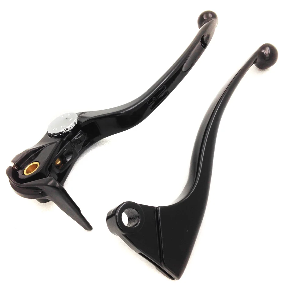 Фото Рычаги тормозной муфты для 2005 2006 Kawasaki Ninja ZX 636/ZX6R/ZX6RR 05-09, заготовка мотоцикла, черный/хром №1