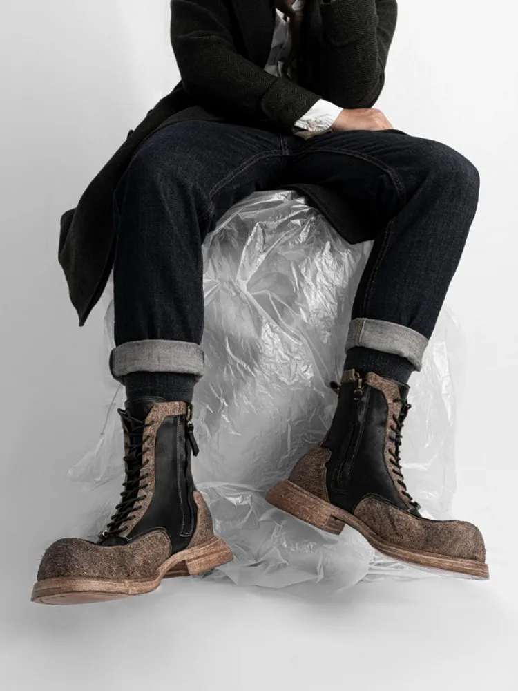 Рисунок 4 - Ботинки мужские высокие из воловьей кожи