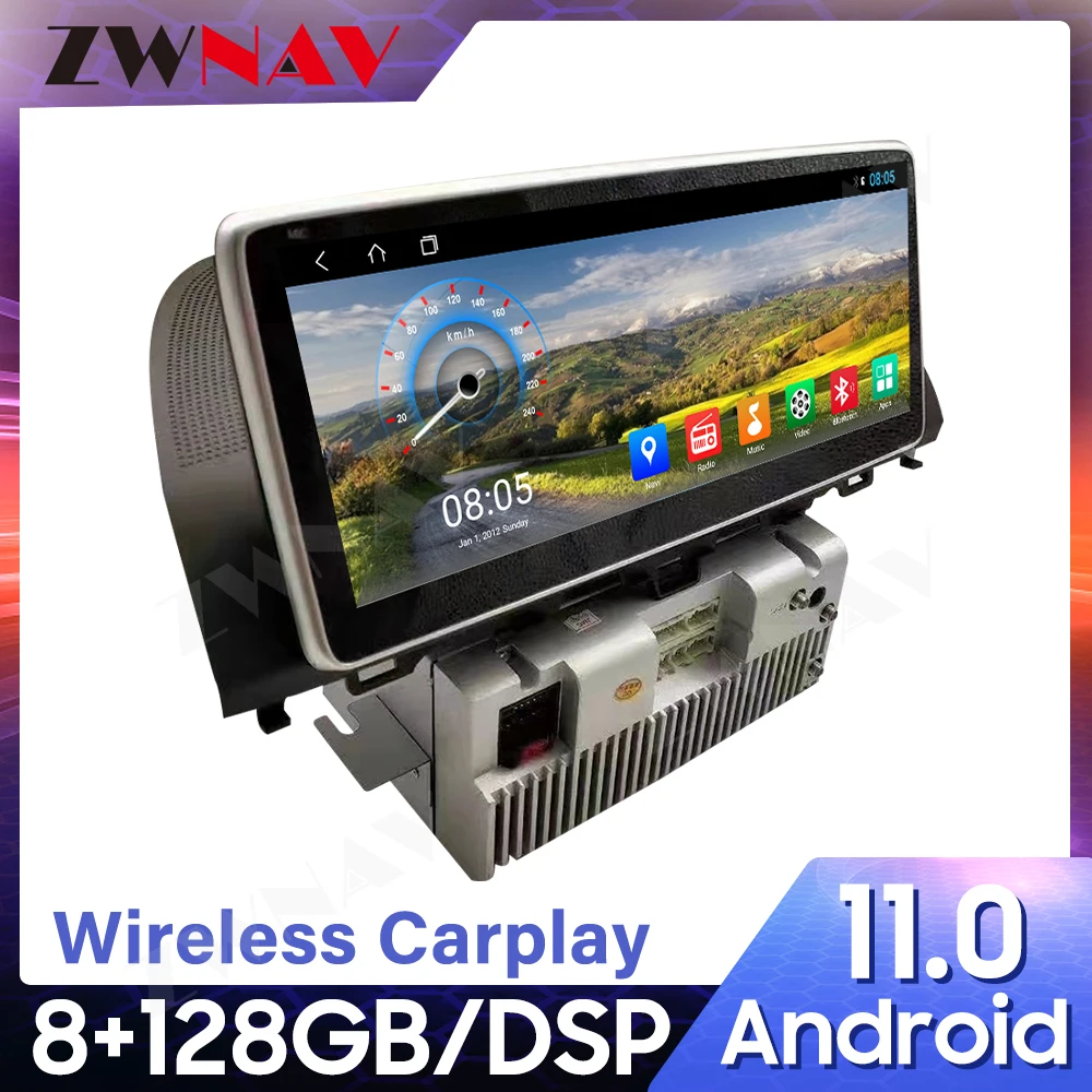 

Для Honda Accord 2Din Android 11 128G CARPLAY DSP Unit Автомобильный мультимедийный плеер GPS радио аудио стерео