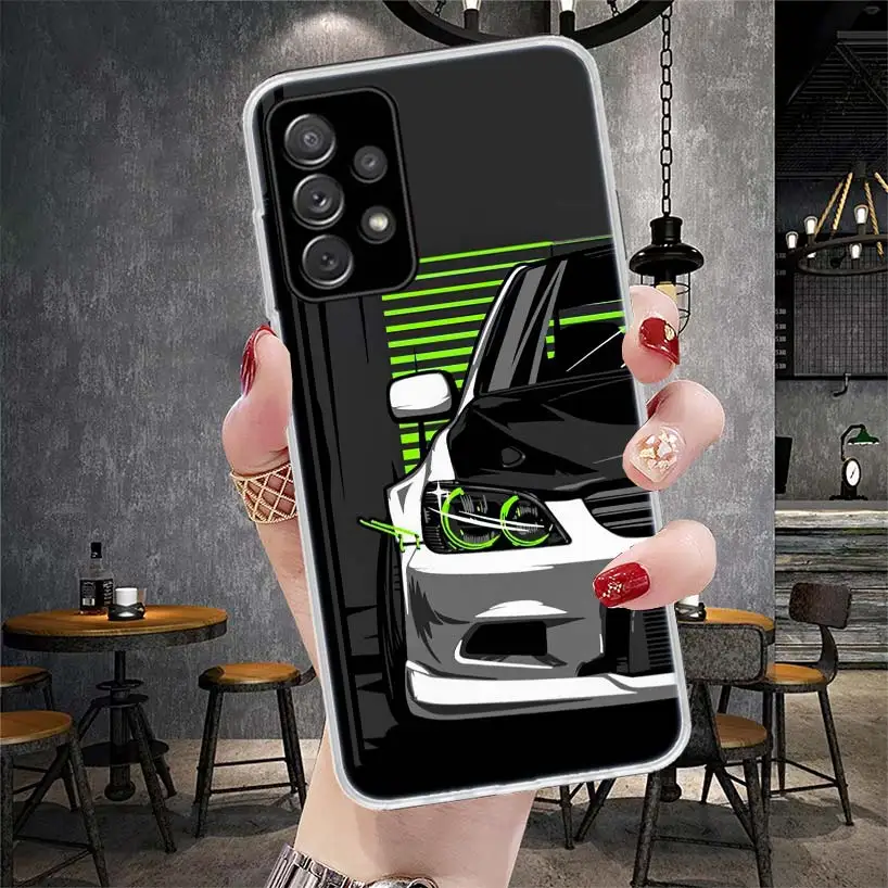 Чехол JDM для Samsung Galaxy A54 A53 A52 A34 A33 A32 A24 A23 A22 A14 A13 A12 A04S A03S A02S