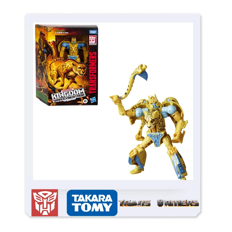 

TAKARATOMY genuine Transformers children's toys War Cybertron Siege Kingdom Series enhanced F0669Cheetor Warrior action model