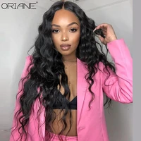 oriane black synthetic part lace wigs for black women long wavy hair cosplaydaily lace wig high temperature resistance