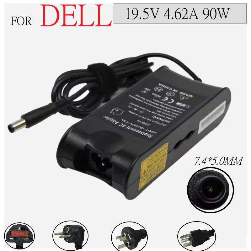 

19.5V 4.62A 90W 7.4*5.0mm Laptop adapter For Dell E4300 E5410 E6320 E6400 E6430 3521for dell inspiron n5110 Power Supply Charger