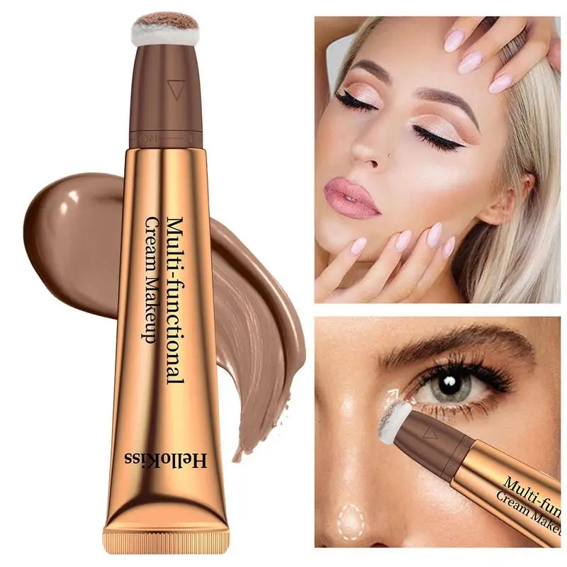 Крем румяна маркер Stick тени для век ровный макияж Жидкий Макияж глаз лица розовый