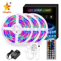 led 3528rgb light strip remote control flexible ribbon waterproof colorful neon strips gaming tv backlight bedroom home decor